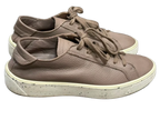 ECCO Taupe Pebbled Leather Low-Top Sneaker - front