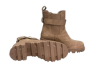 Dream Pairs Suede Chelsea Ankle Boots Buckle Strap - detail
