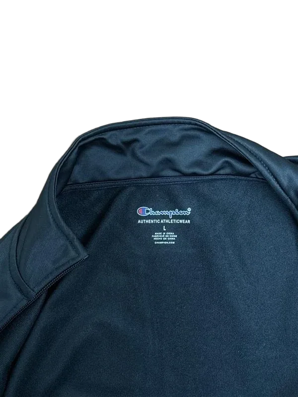 Champion Authentic Athleticwear Full-Zip Track Jacket Black - label