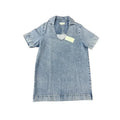 Assembly Label Genevieve Denim Mini Dress Light Blue - front