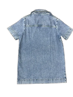 Assembly Label Genevieve Denim Mini Dress Light Blue - back