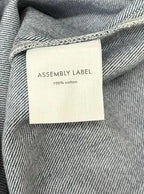 Assembly Label Genevieve Denim Mini Dress Light Blue - label