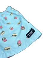 Abercrombie & Fitch Kids Burger Fries Swim Shorts Mint - detail