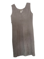 Brianna Milay Sequin Embroidered Two-Piece Dress Set Taupe - back