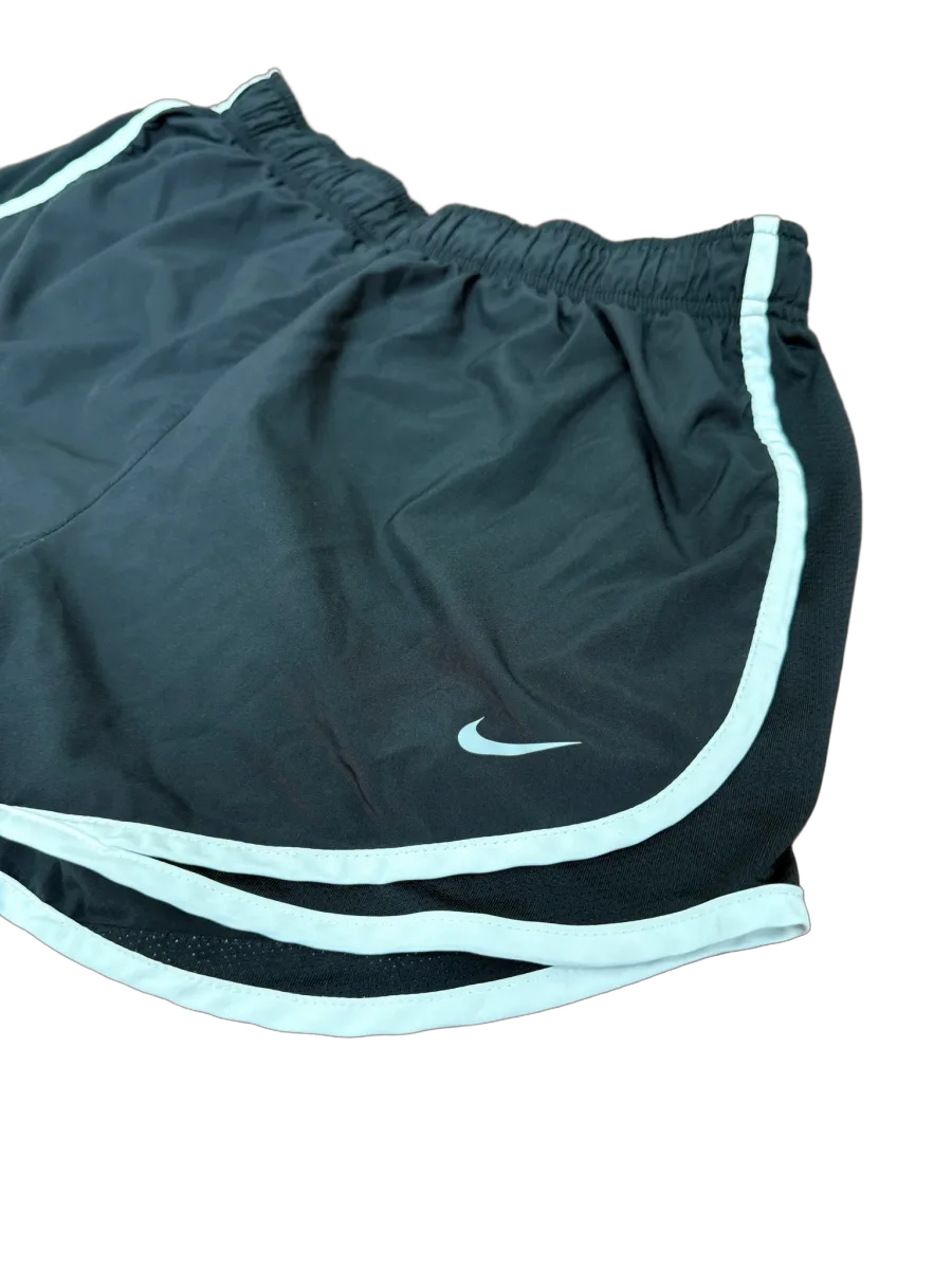 Nike Dri-Fit Tempo Running Shorts Black White - detail