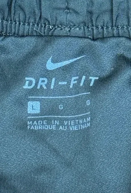 Nike Dri-Fit Tempo Running Shorts Black White - label