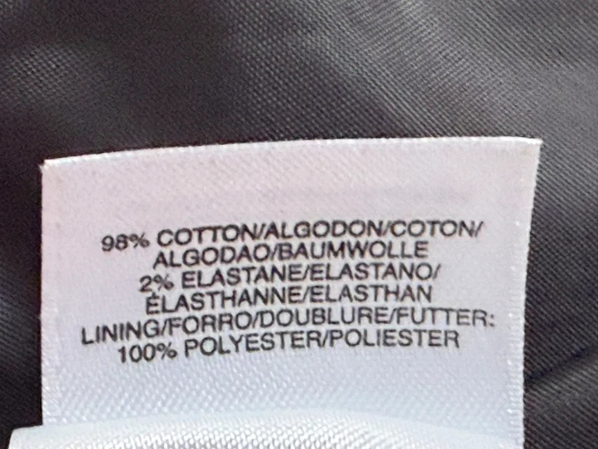 Evan-Picone Black and White Dot Print Blazer - label