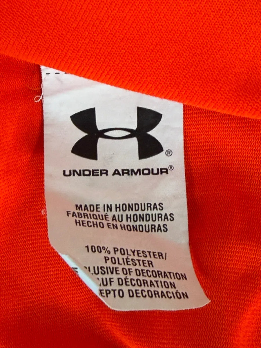 Under Armour HeatGear Old Enough to Drive Graphic Tee Orange - tag