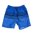 Kirkland Signature Men's Swim Short Striped Blue - front