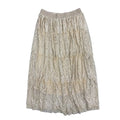 Ashley Stewart Lace Overlay Maxi Skirt Cream - front
