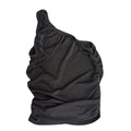 boohoo One-Shoulder Ruched Crop Top Black - back