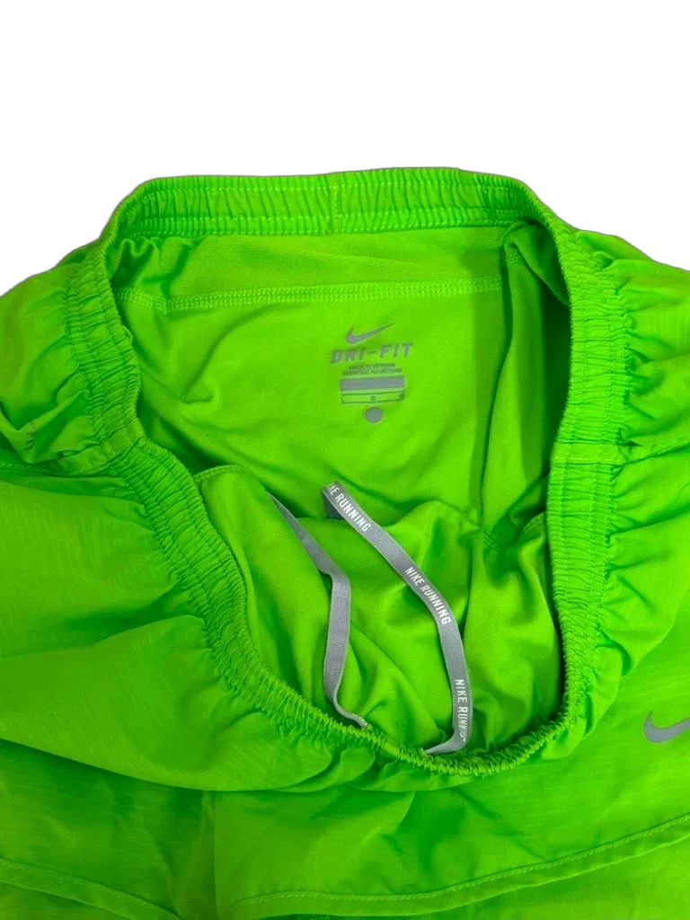 Nike Dri-FIT Running Shorts Neon Green - detail