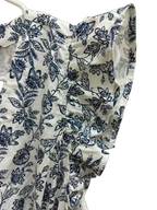 Tommy Hilfiger Floral Ruffle Sleeve Midi Wrap Dress - detail