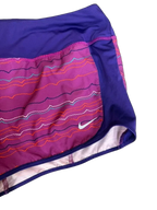 Nike Dri-FIT Running Shorts Purple Wave Print - detail
