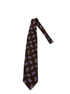 Giorgio Armani Abstract Print Silk Tie - front