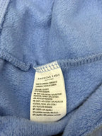 American Eagle Leisure Club 77 Fleece Sweat Shorts Light Blue - label