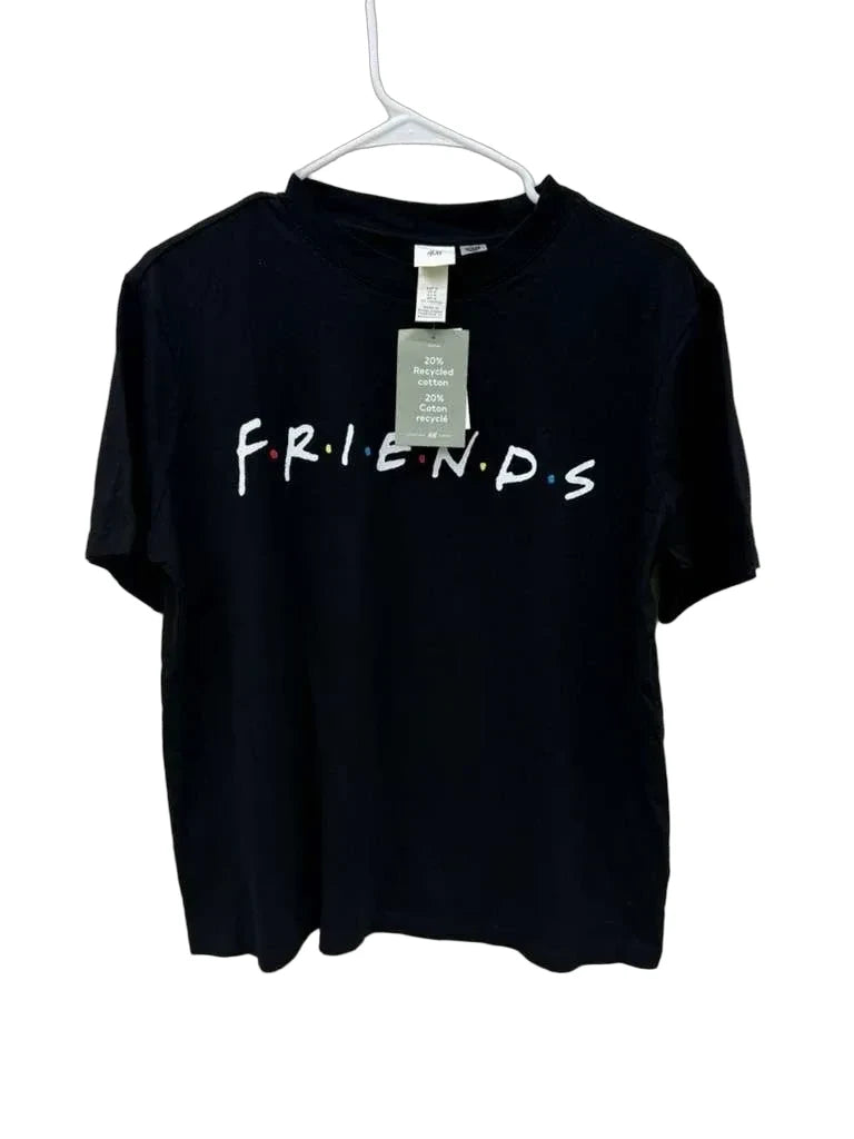 H&M Friends TV Show Graphic T-Shirt Black - front