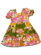 Julie Brown New York Floral Tiered Puff Sleeve Mini Dress with Pockets - back