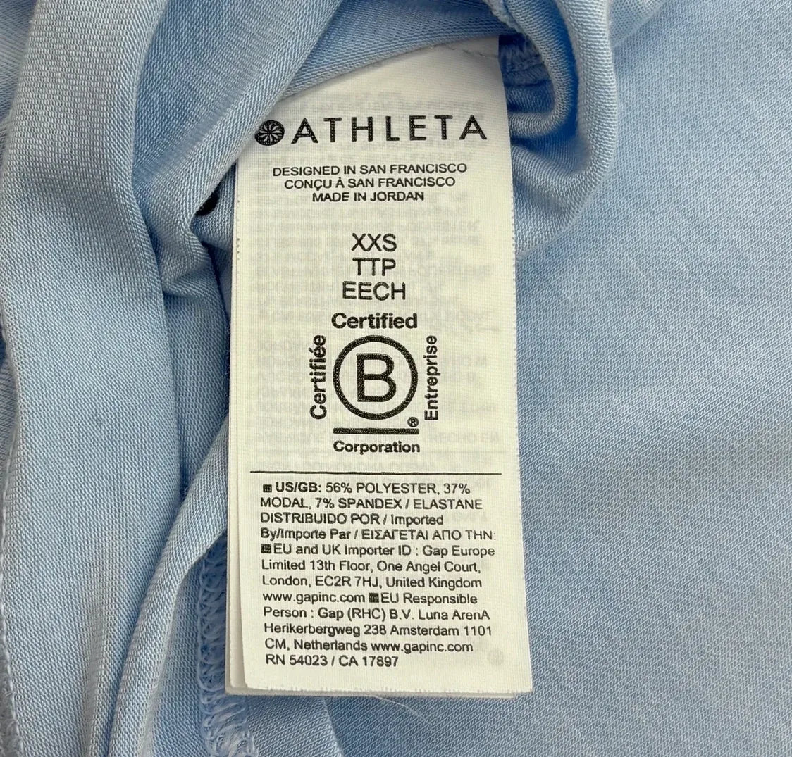 Athleta Light Blue Racerback Tank Top - tag