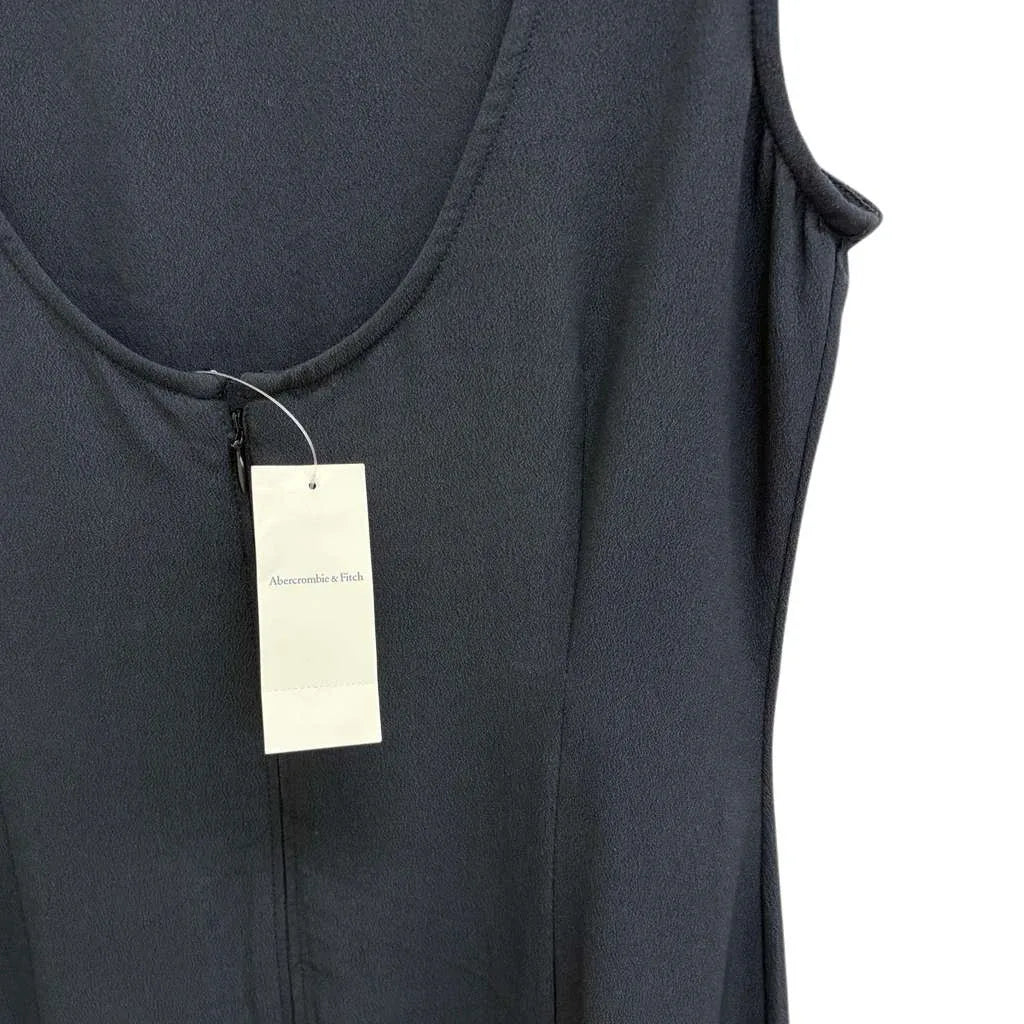 Abercrombie & Fitch Black Fringe Hem Sleeveless Dress XS