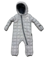 The North Face ThermoBall Eco Baby Bunting Suit Silver - front
