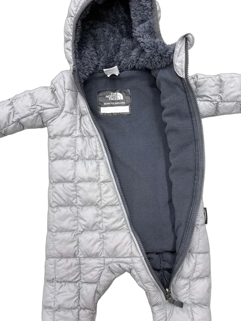 The North Face ThermoBall Eco Baby Bunting Suit Silver - detail