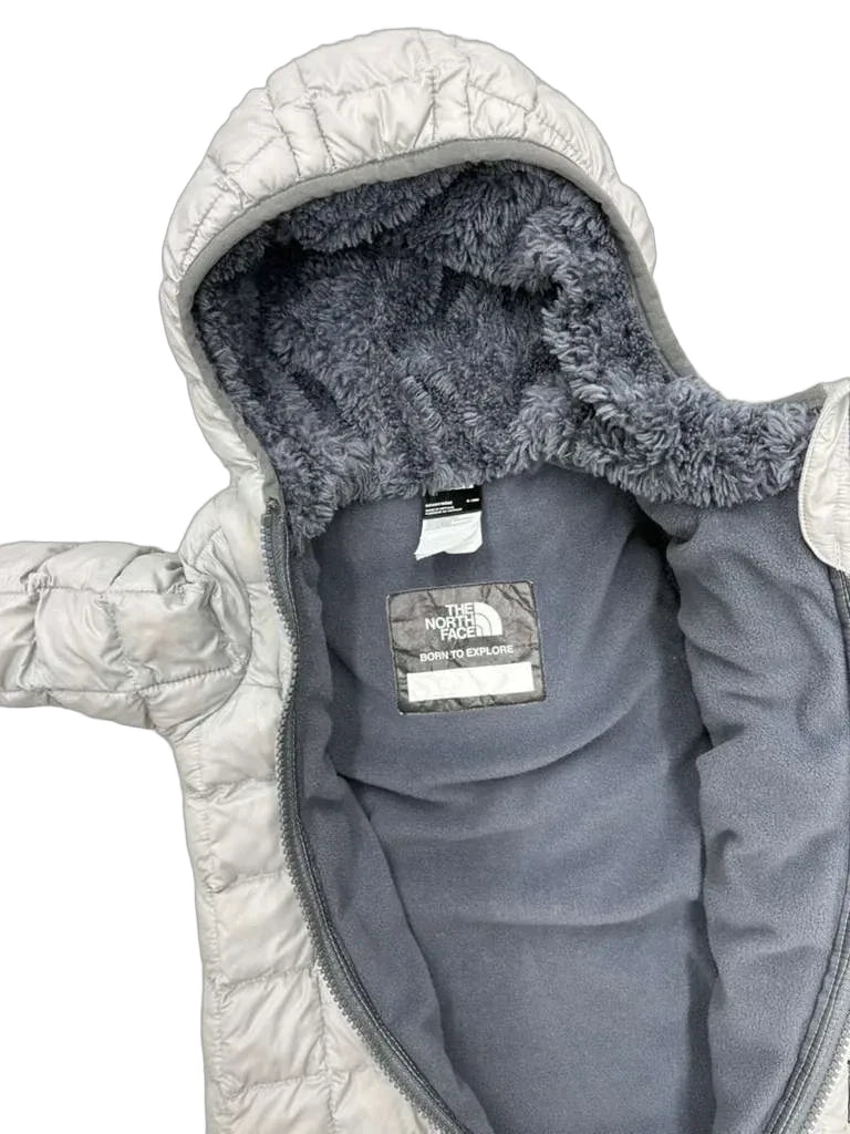 The North Face ThermoBall Eco Baby Bunting Suit Silver - detail