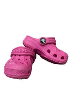 Crocs Classic Clog Sandals Hot Pink Kids Size 4 - front