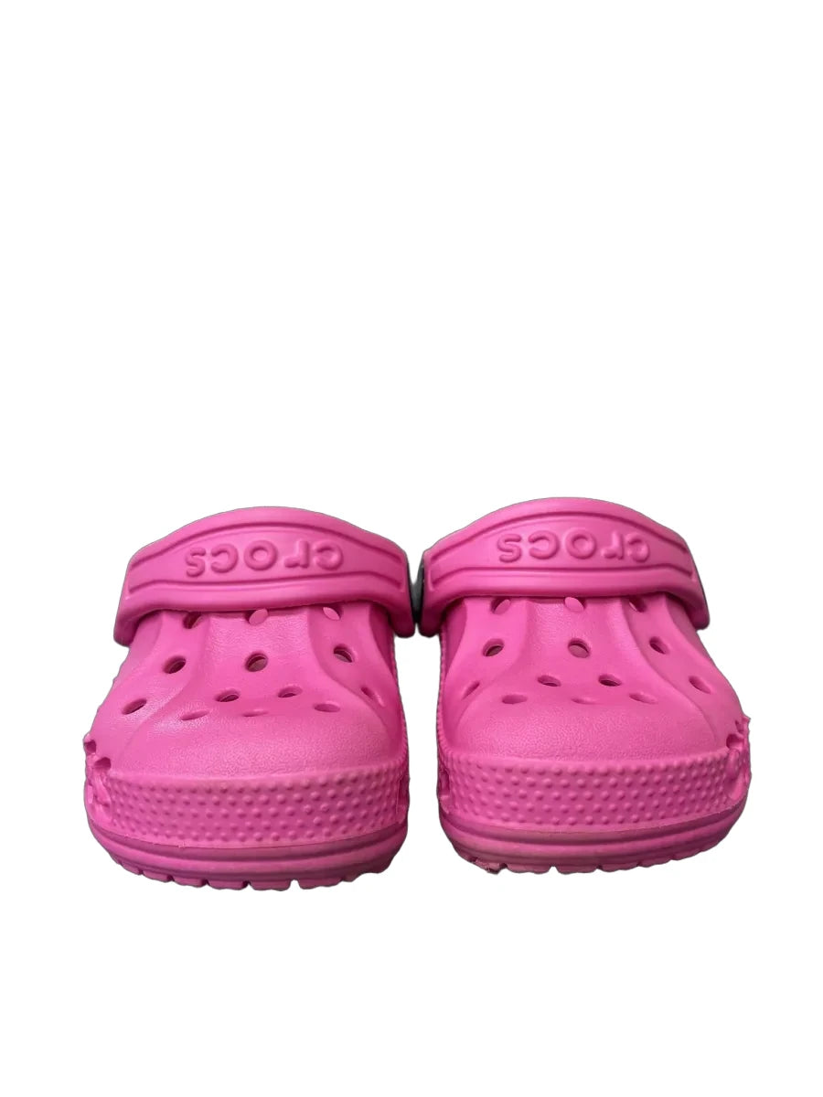 Crocs Classic Clog Sandals Hot Pink Kids Size 4 - front