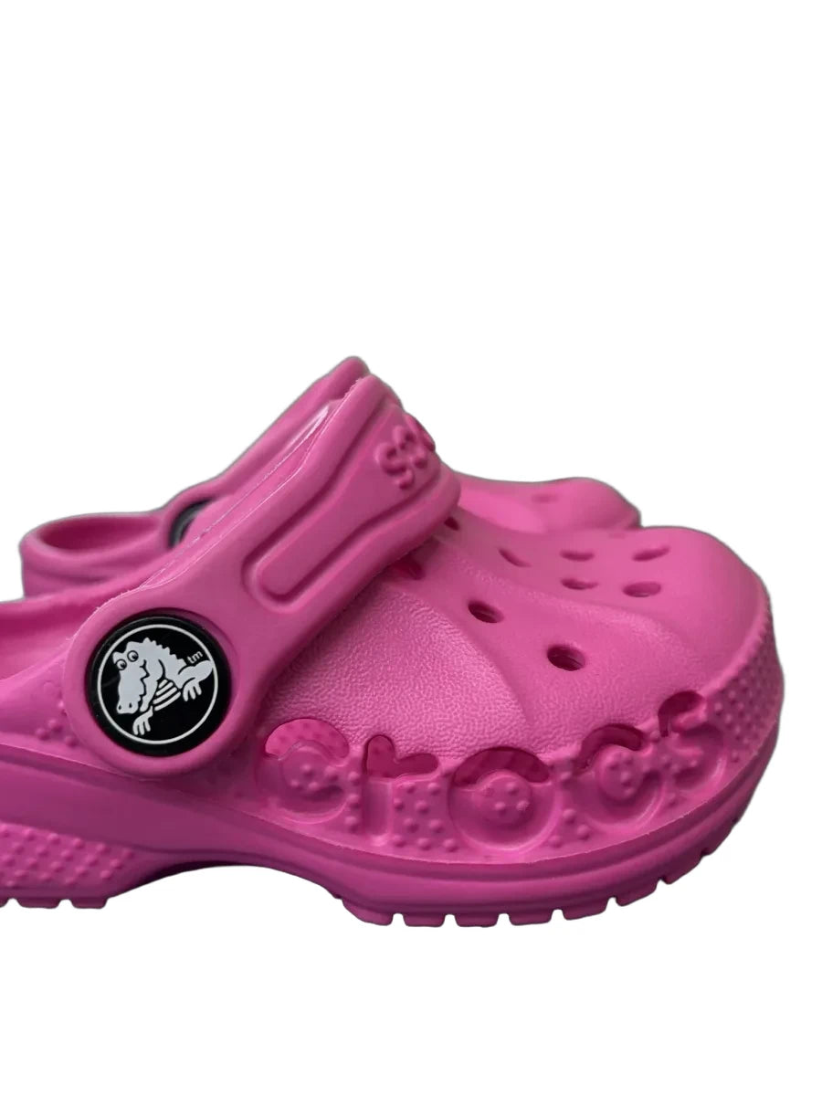 Crocs Classic Clog Sandals Hot Pink Kids Size 4 - detail