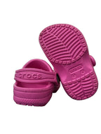 Crocs Classic Clog Sandals Hot Pink Kids Size 4 - back