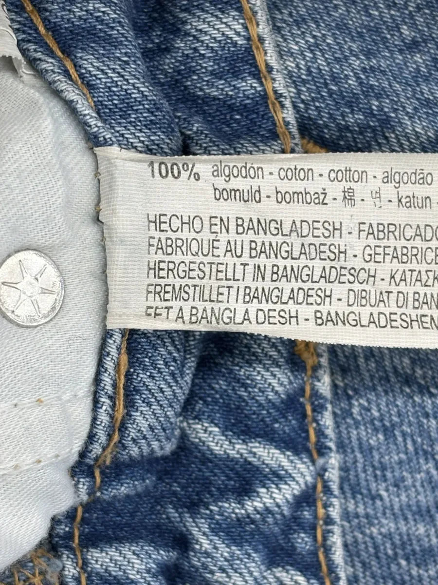 Zara Light Wash Denim Shorts Size 2 - label