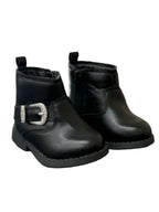 OshKosh B'gosh Dakota Moto Ankle Boots Black - front