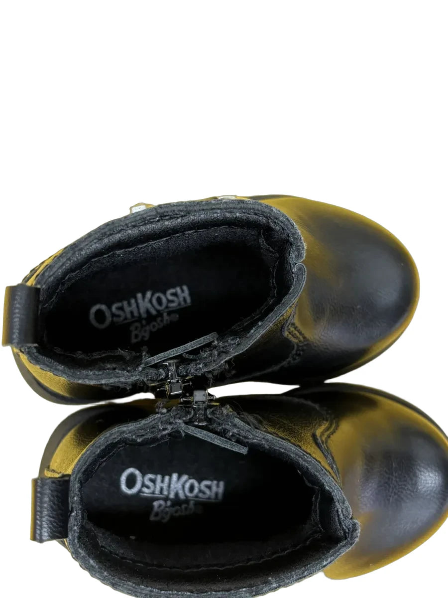 OshKosh B'gosh Dakota Moto Ankle Boots Black - detail