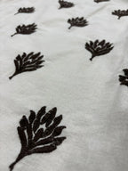 Abercrombie & Fitch Embroidered Floral Linen Mini Dress White - fabric