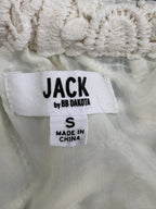 Jack by BB Dakota Crochet Lace Mini Skirt Cream - tag