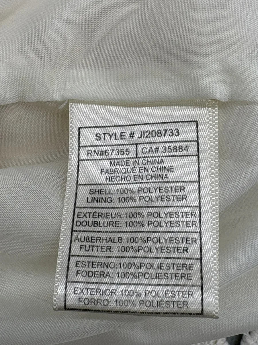 Jack by BB Dakota Crochet Lace Mini Skirt Cream - label