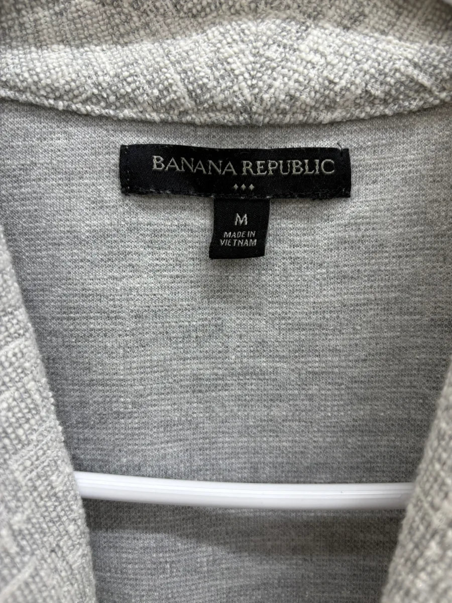 Banana Republic Tweed Moto Blazer Grey - tag
