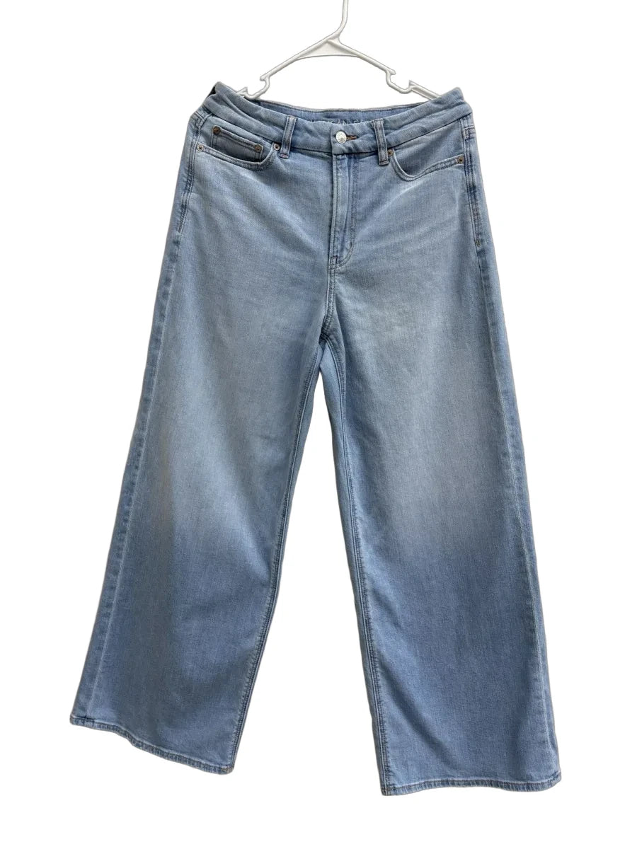 American Eagle Curvy Super High-Rise Baggy Wide Leg Jeans - front