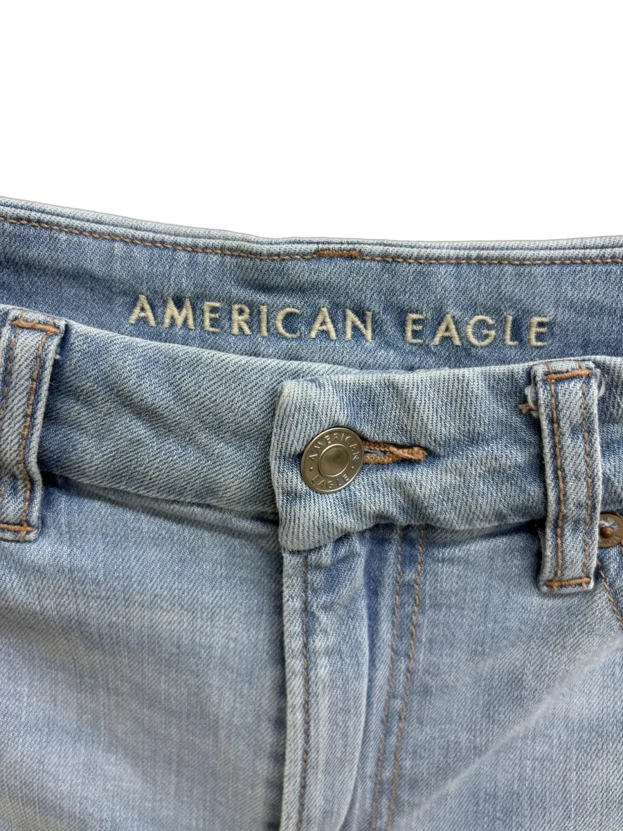 American Eagle Curvy Super High-Rise Baggy Wide Leg Jeans - tag