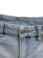 American Eagle Curvy Super High-Rise Baggy Wide Leg Jeans - tag