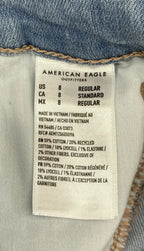 American Eagle Curvy Super High-Rise Baggy Wide Leg Jeans - label