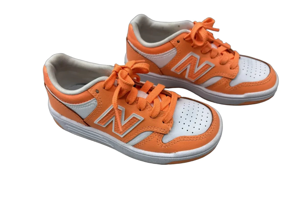 New Balance 480 Kids Sneaker Orange White - detail