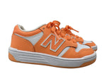 New Balance 480 Kids Sneaker Orange White - detail