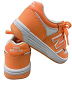 New Balance 480 Kids Sneaker Orange White - back