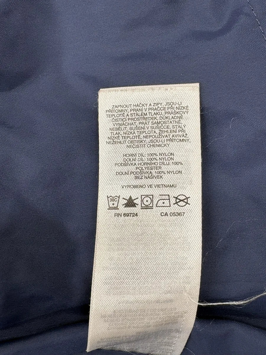 Columbia Colorblock Hooded Rain Jacket Fleece Lining XL - tag