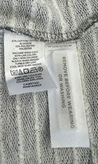 LOFT Gray Polka Dot Long Sleeve Dress Size S