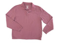 L.L.Bean Cotton Polo Long Sleeve Shirt Mauve - front
