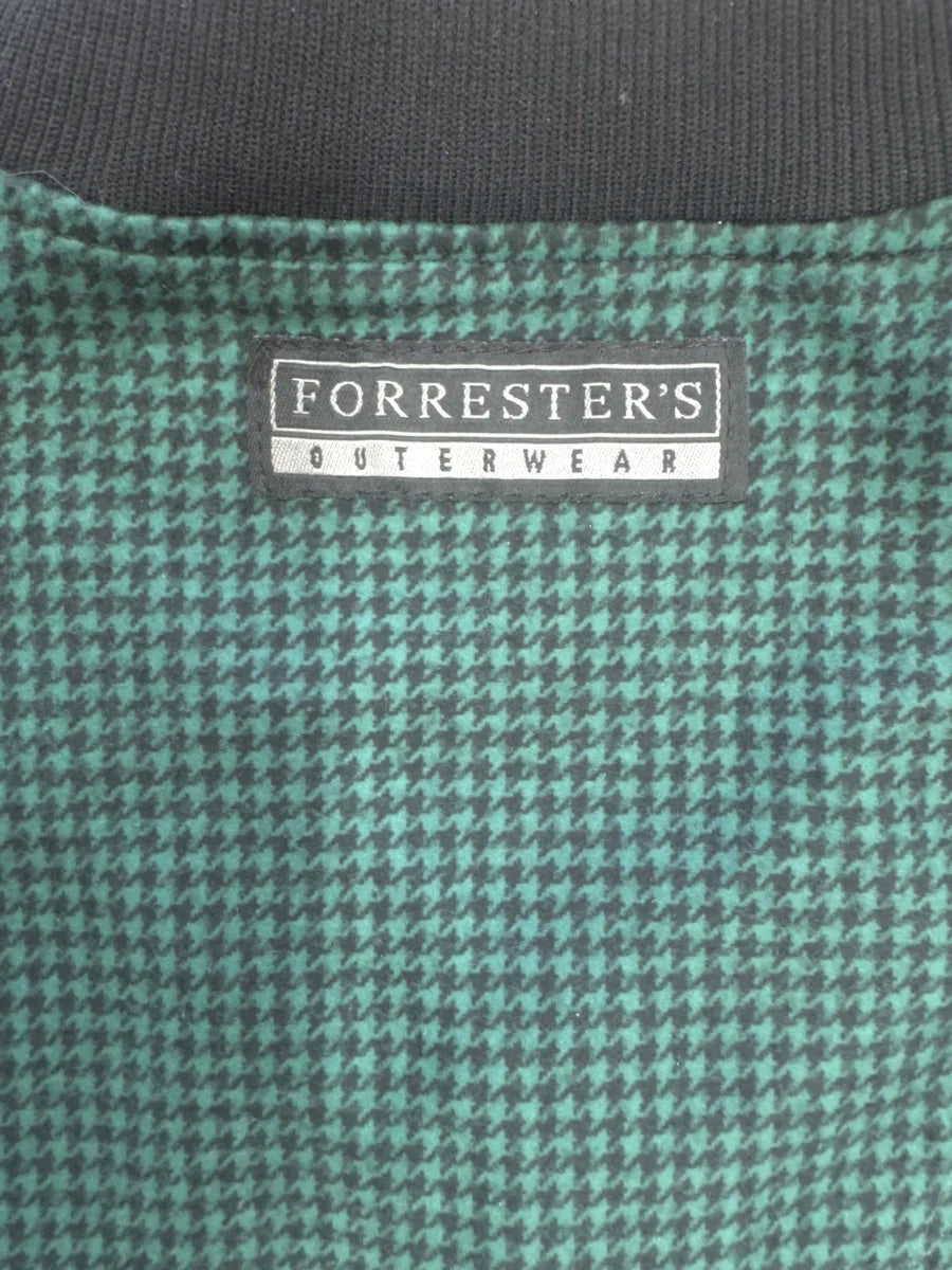 Forrester's Outerwear Houndstooth Fleece-Lined Vest - label
