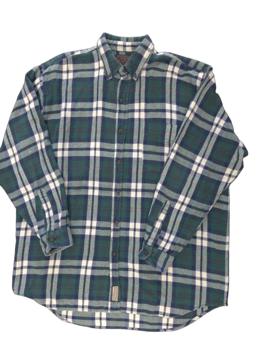 Abercrombie & Fitch Plaid Flannel Big Shirt - front